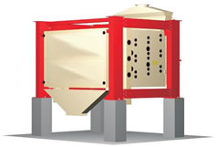 Heron Grain Pre-Cleaner with oscillating body: Manufactured by ABC Hansen Africa