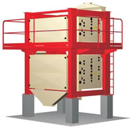 Heron Grain Pre-Cleaner with oscillating body: Manufactured by ABC Hansen Africa