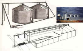 Grain Pump - Grain transport, augers, grain pump, flex augers, air transprt, bucket elevators. For Silos