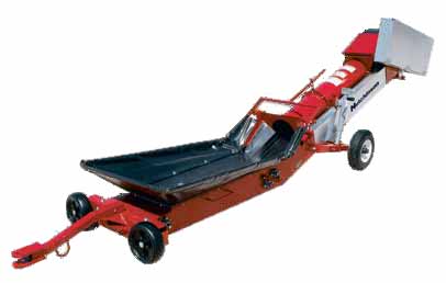 Mobile belt hopper
