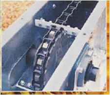 Chain Conveyor, ABC Hansen Supplies Chain Conveyors to transport grain to and from silos