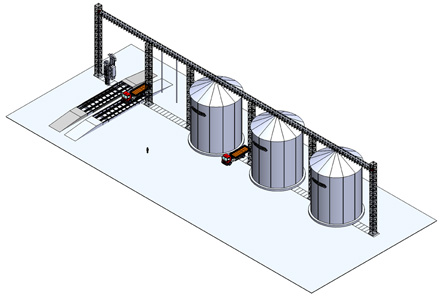 Silo Layout in South Africa, Lelie Fontein